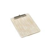 GenWare White Wash Wooden Menu Clipboard A5